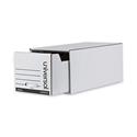 Economy Storage Drawer Files, Letter Files, White, 6/Carton