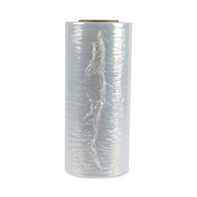 Handwrap Stretch Film, 12" x 1,500 ft Roll, 20 mic (80-Gauge), Clear, 4/Carton