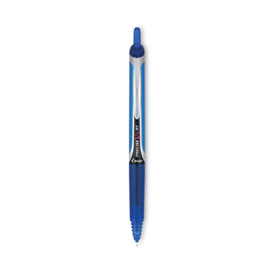 Precise V5RT Roller Ball Pen, Retractable, Extra-Fine 0.5 mm, Blue Ink, Blue Barrel