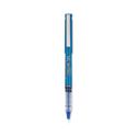 Precise V5 Roller Ball Pen, Stick, Extra-Fine 0.5 mm, Blue Ink, Blue/Clear Barrel, Dozen