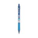 B2P Bottle-2-Pen Recycled Ballpoint Pen, Retractable, Fine 0.7 mm, Blue Ink, Translucent Blue Barrel, Dozen