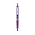 Precise V5RT Roller Ball Pen, Retractable, Extra-Fine 0.5 mm, Purple Ink, Purple Barrel