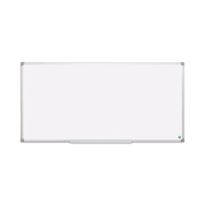 Earth Silver Easy Clean Magnetic Dry Erase Boards, 96" x 48", White Surface, Satin Aluminum Frame