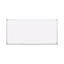 Earth Silver Easy Clean Magnetic Dry Erase Boards, 96" x 48", White Surface, Satin Aluminum Frame