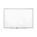 Classic Series Porcelain Magnetic Dry Erase Board, 48" x 36", White Surface, Satin Aluminum Frame