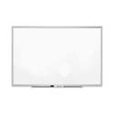 Classic Series Porcelain Magnetic Dry Erase Board, 60" x 36", White Surface, Satin Aluminum Frame