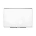 Classic Series Porcelain Magnetic Dry Erase Board, 72" x 48", White Surface, Satin Aluminum Frame