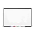 Classic Series Porcelain Magnetic Dry Erase Board, 96" x 48", White Surface, Black Aluminum Frame