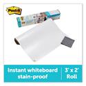 Dry Erase Surface with Adhesive Backing, 36 x 24, White Surface