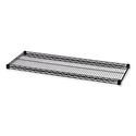 Industrial Wire Shelving Extra Wire Shelves, 48w x 18d, Black, 2 Shelves/Carton