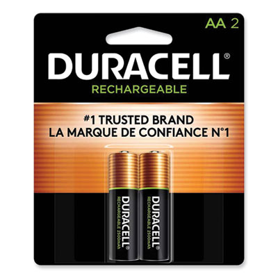 Rechargeable StayCharged NiMH Batteries, AA, 2/Pack