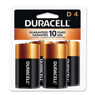 CopperTop Alkaline D Batteries, 4/Pack