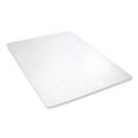 EconoMat All Day Use Chair Mat for Hard Floors, Flat Packed, 45 x 53, Clear