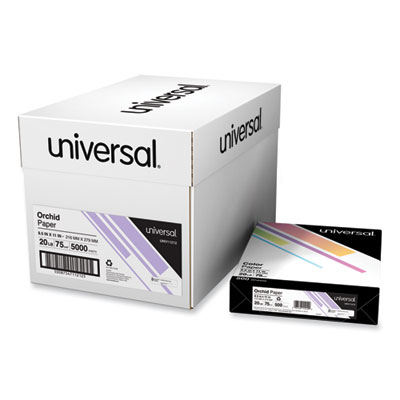 Deluxe Colored Paper, 20 lb Bond Weight, 8.5 x 11, Orchid, 500/Ream