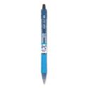 B2P Bottle-2-Pen Recycled Ballpoint Pen, Retractable, Medium 1 mm, Black Ink, Translucent Blue Barrel, Dozen