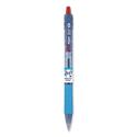 B2P Bottle-2-Pen Recycled Ballpoint Pen, Retractable, Medium 1 mm, Red Ink, Translucent Blue Barrel, Dozen