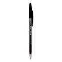 Better Ballpoint Pen, Stick, Fine 0.7 mm, Black Ink, Smoke Barrel, Dozen