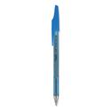 Better Ballpoint Pen, Stick, Fine 0.7 mm, Blue Ink, Translucent Blue Barrel, Dozen