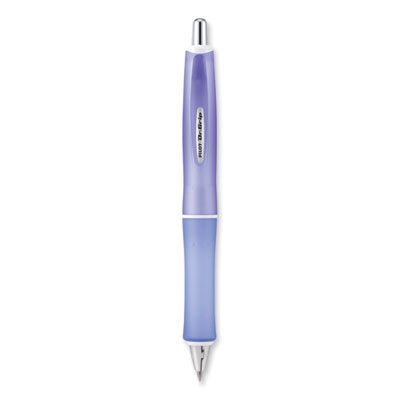 Dr. Grip Frosted Advanced Ink Ballpoint Pen, Retractable, Medium 1 mm, Black Ink, Purple Barrel