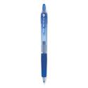 Precise Gel BeGreen Gel Pen, Retractable, Fine 0.7 mm, Blue Ink, Translucent Blue Barrel, Dozen