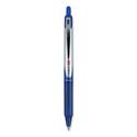 VBall RT Liquid Ink Roller Ball Pen, Retractable, Fine 0.7 mm, Blue Ink, Blue/White Barrel