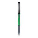 Precise V5 BeGreen Roller Ball Pen, Stick, Extra-Fine 0.5 mm, Black Ink, Black Barrel, Dozen