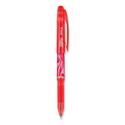 FriXion Point Erasable Gel Pen, Stick, Extra-Fine 0.5 mm, Red Ink, Red/Silver/Transparent Red Barrel