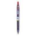 B2P Bottle-2-Pen Recycled Gel Pen, Retractable, Fine 0.7 mm, Red Ink, Translucent Blue Barrel