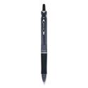 Acroball Colors Advanced Ink Hybrid Gel Pen, Retractable, Medium 1 mm, Black Ink, Smoke/Black Barrel