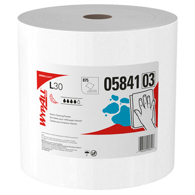 L30 Towels, 12.4 x 12.2, White, 875/Roll