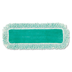 Dust Pad with Fringe, Microfiber, 18" Long, Green