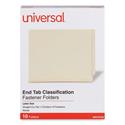 Six-Section Manila End Tab Classification Folders, 2