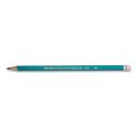 Turquoise Drawing Pencil, 2 mm, 4B, Black Lead, Turquoise Barrel, Dozen