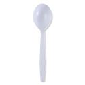 Heavyweight Wrapped Polypropylene Cutlery, Soup Spoon, White, 1,000/Carton