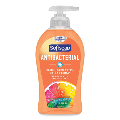 Antibacterial Hand Soap, Crisp Clean Scent, 11.25 oz, 6/Carton