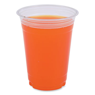 Clear Plastic Cold Cups, 16 oz, 50/Sleeve, 20 Sleeves/Carton