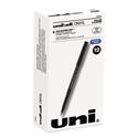 ONYX Rollerball Pen, Stick, Fine 0.7 mm, Blue Ink, Black/Blue Barrel, Dozen