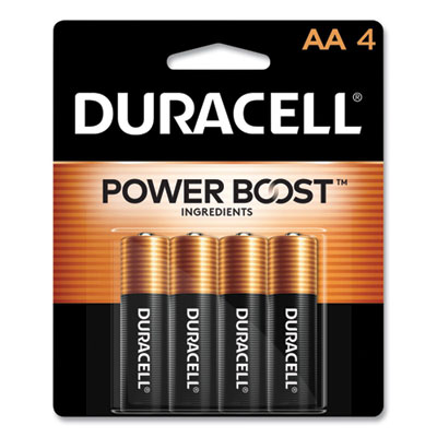 Power Boost CopperTop Alkaline AA Batteries, 4/Pack