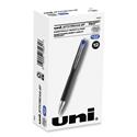 Jetstream Hybrid Gel Pen, Retractable, Bold 1 mm, Blue Ink, Black/Silver/Blue Barrel