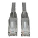 CAT6 Gigabit Snagless Molded Patch Cable, 7 ft, Gray