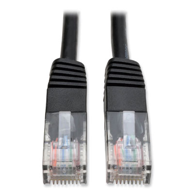 CAT5e 350 MHz Molded Patch Cable, 10 ft, Black