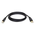 USB 2.0 A/B Cable, 10 ft, Black