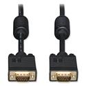 VGA Coaxial High-Resolution Monitor Cable with RGB Coaxial, 50 ft, Black