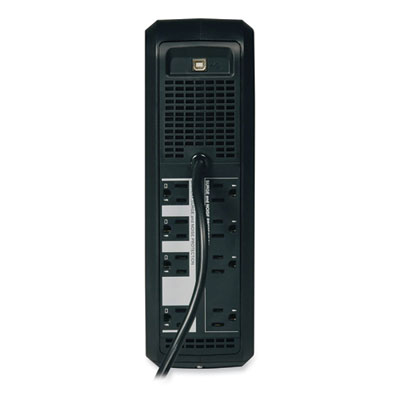 OmniSmart LCD Line-Interactive UPS Tower, 8 Outlets, 900 VA, 870 J