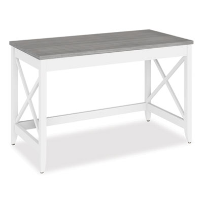 Farmhouse Writing Desk, 47.24" x 23.62" x 29.53", Gray