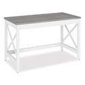 Farmhouse Writing Desk, 47.24" x 23.62" x 29.53", Gray