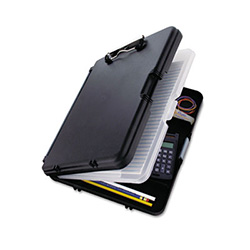 WorkMate II Storage Clipboard, 0.5" Clip Capacity, Holds 8.5 x 11 Sheets, Black/Charcoal