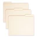 Expandable Heavyweight File Folders, 1/3-Cut Tabs: Assorted, Letter Size, 1.5" Expansion, Manila, 50/Box