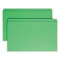 Reinforced Top Tab Colored File Folders, Straight Tabs, Legal Size, 0.75" Expansion, Green, 100/Box