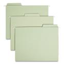 FasTab Hanging Folders, Letter Size, 1/3-Cut Tabs, Moss, 20/Box